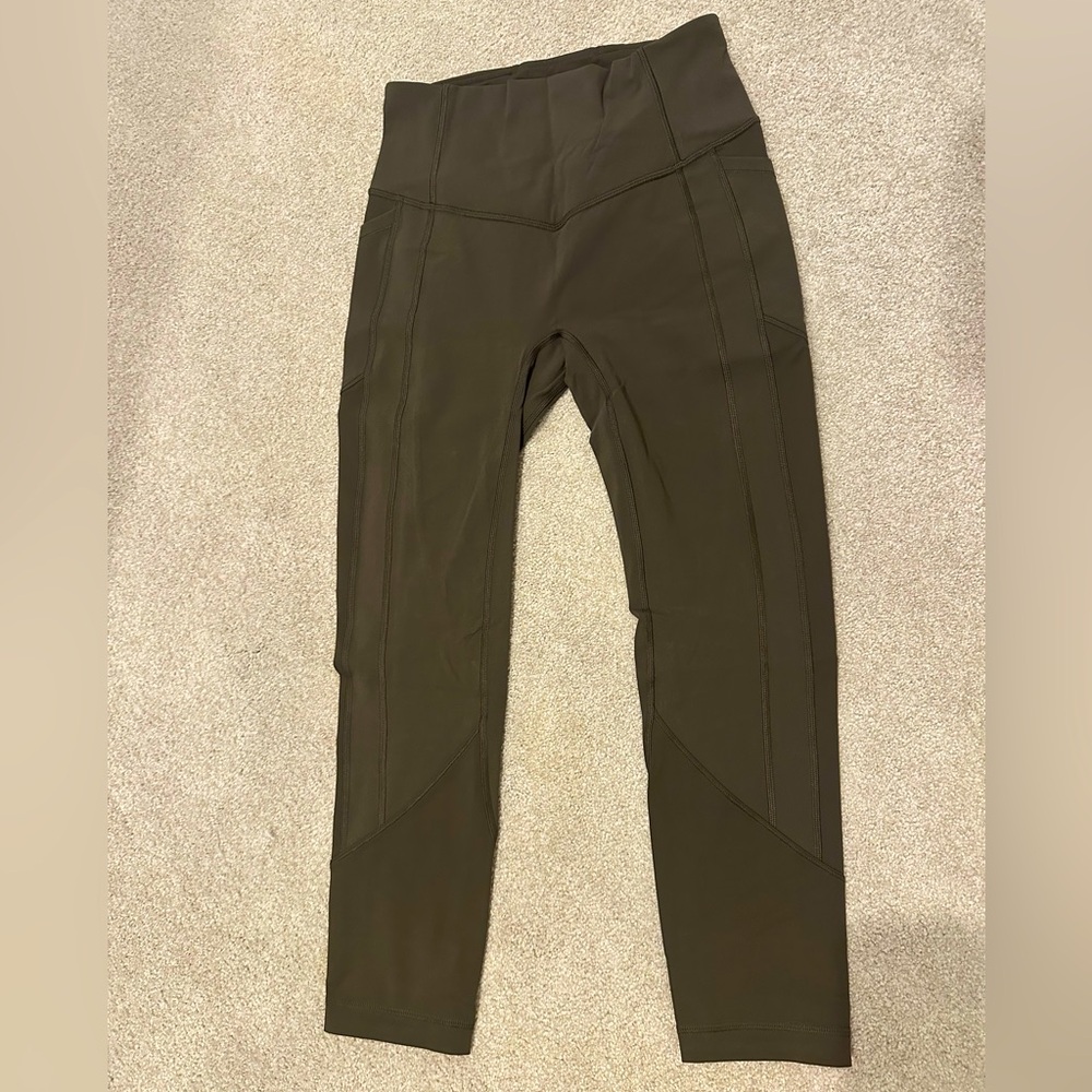 lululemon All the Right Places, Size 6,  23” Mid Rise Tight